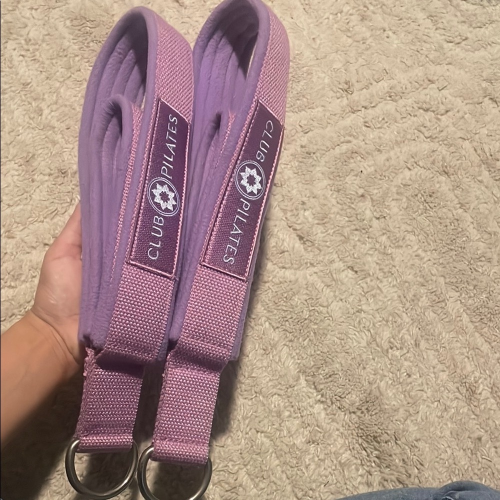 Club Pilates Purple Reformer Straps